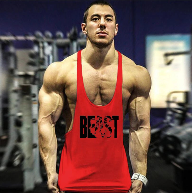 Just Gym Stringers Mens Tank Tops Sleeveless Shirt