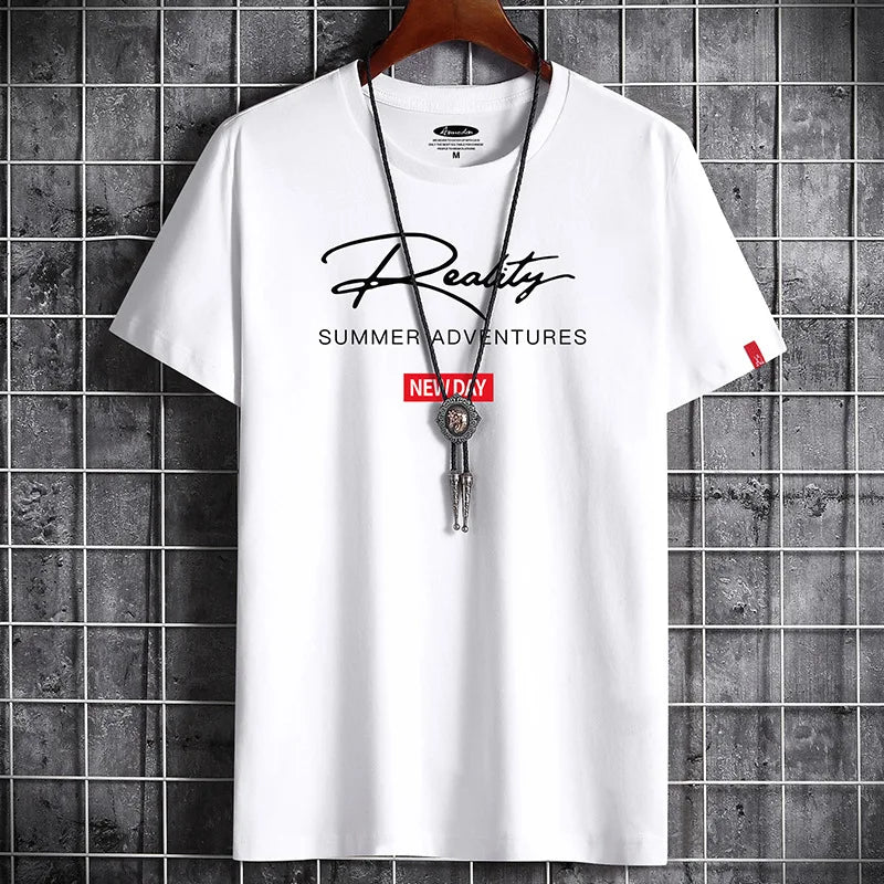 T Shirt for Men Summer Harajuku Graphic Oversized