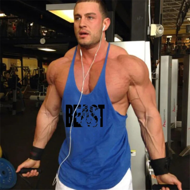 Just Gym Stringers Mens Tank Tops Sleeveless Shirt