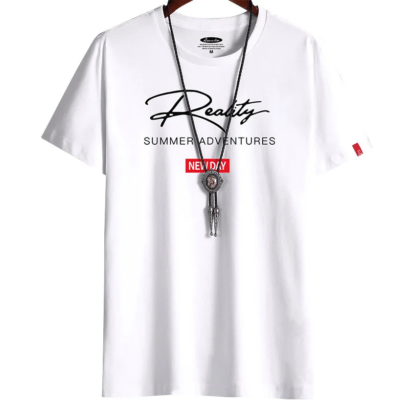 T Shirt for Men Summer Harajuku Graphic Oversized
