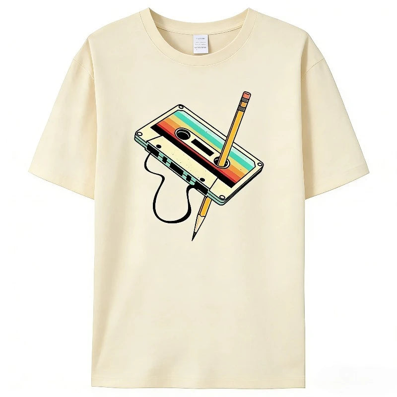Men Short Sleeve Vintage T-Shirt Clothing Vintage Outdoor Fitness