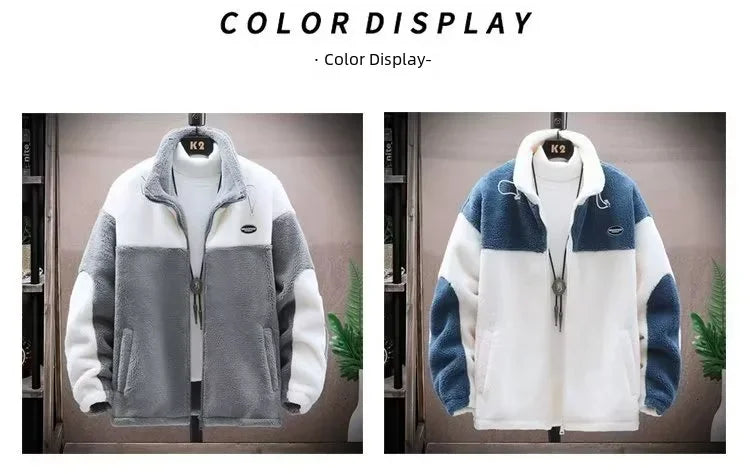 Winter Jackets New Men's Sherpa Lined Jacket