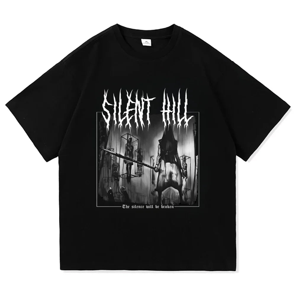 Men's Pyramid Head Silent Hill Round Neck Tees