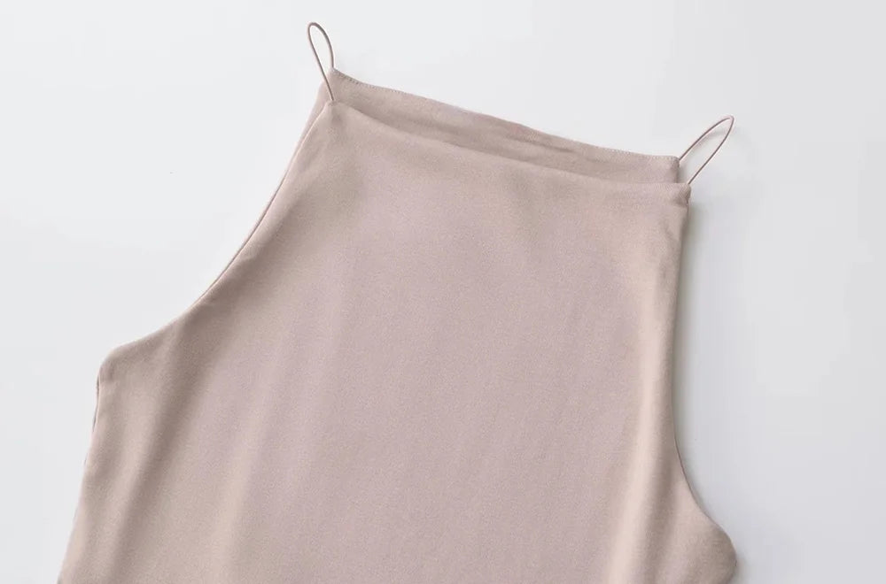 Women's Halter Tank Top Sleeveless Thin Straps
