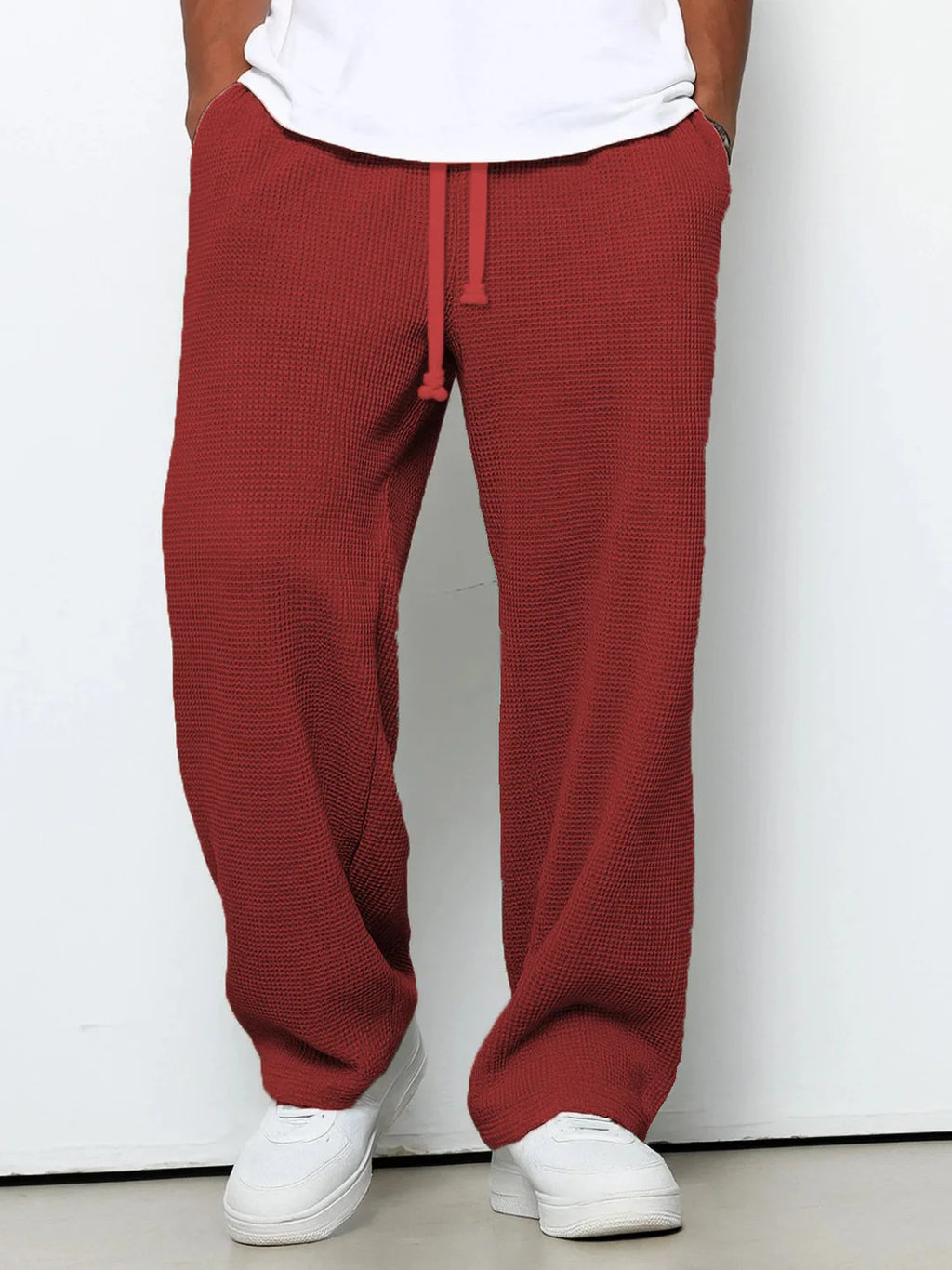 Straight-leg sweatpants
