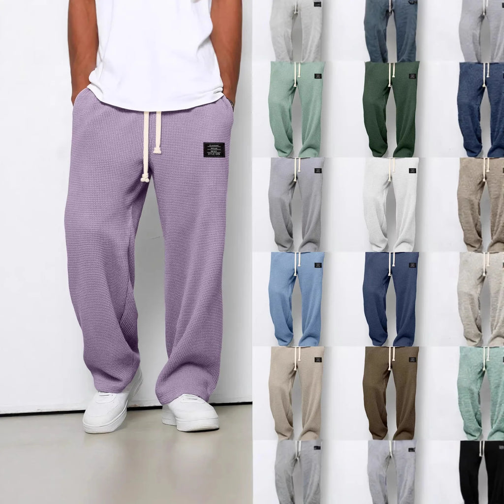Straight-leg sweatpants