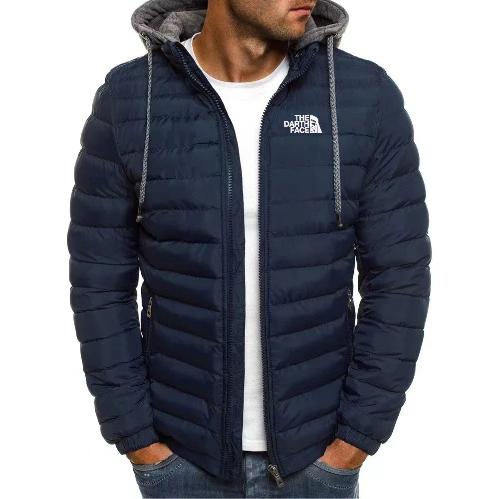 Winter men's warm zipper Hooded Jacket st