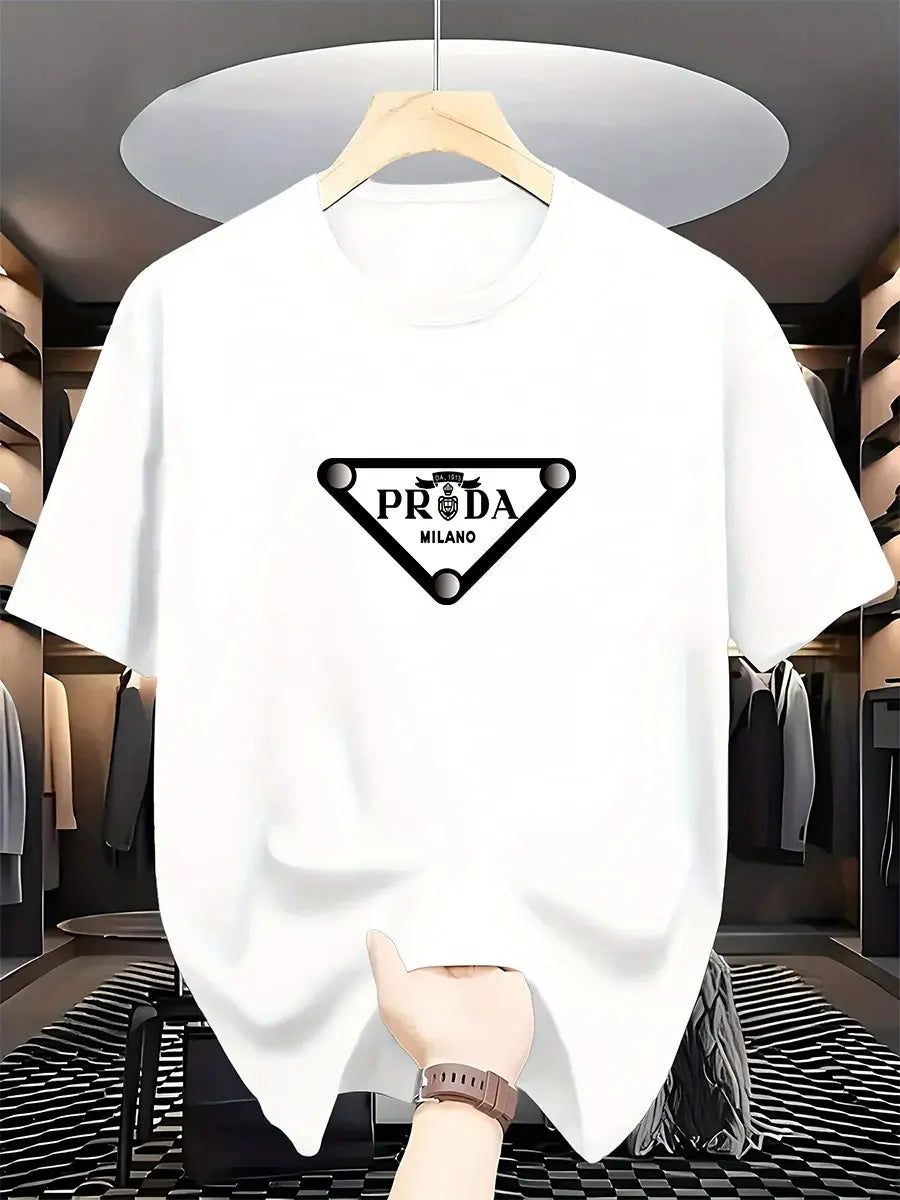 Men's high-quality pure cotton printed