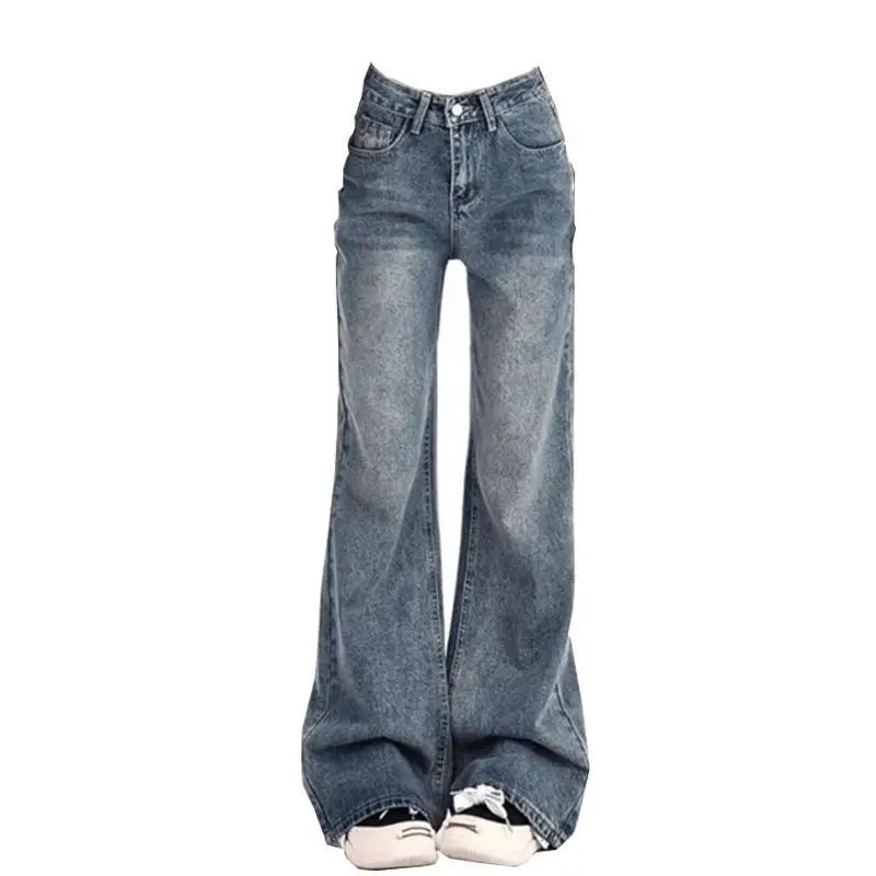 Ladies Jeans Flare Trousers Leisure
