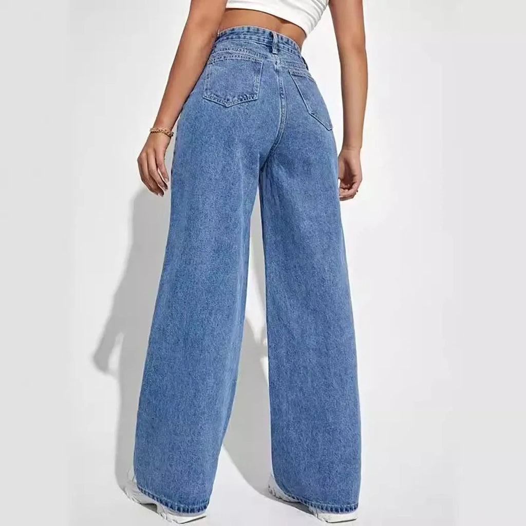 High street baggy straight pants