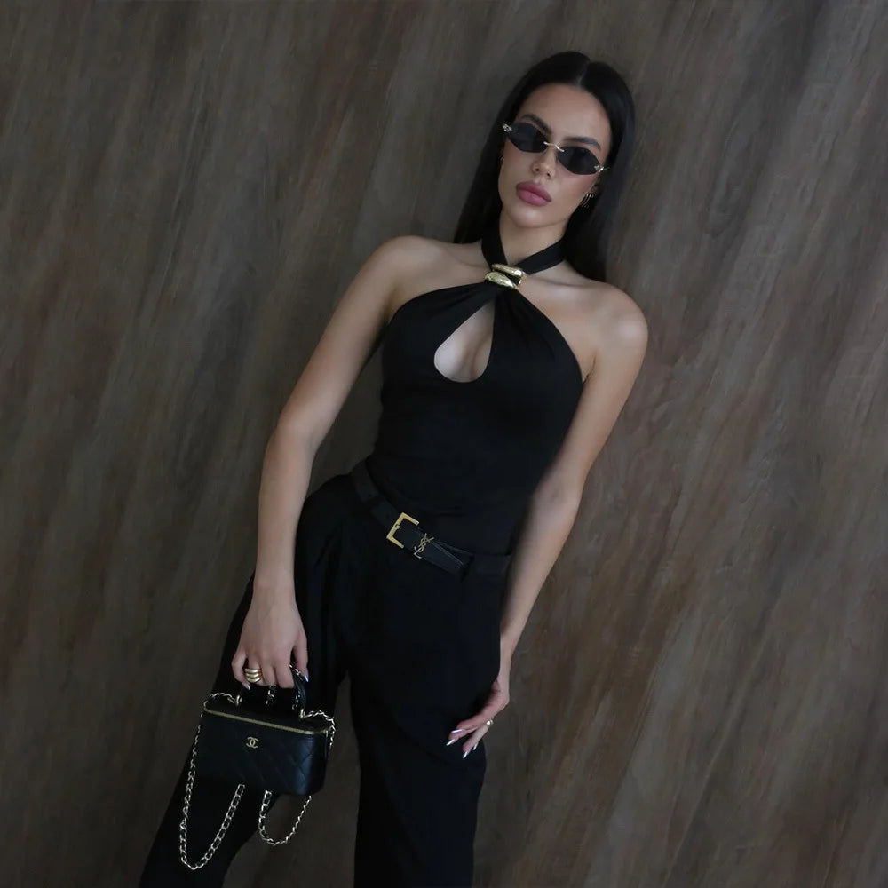 Summer Fashion Sexy Vest Top For Women Hollow Out Backless