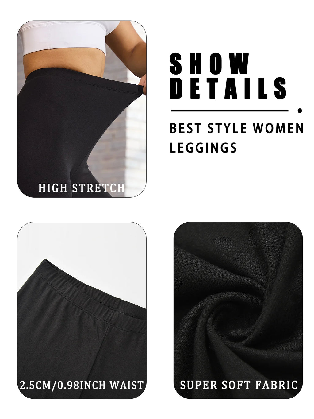 Women's Leggings with Super Soft Fabric
