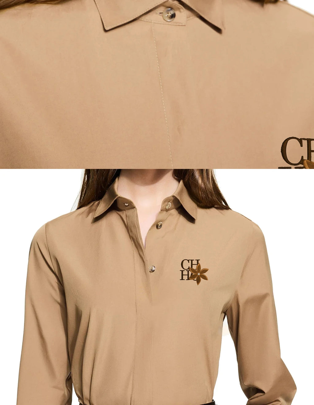 New Women Skirts Sets Long Sleeved Shirts Embroidery Desig