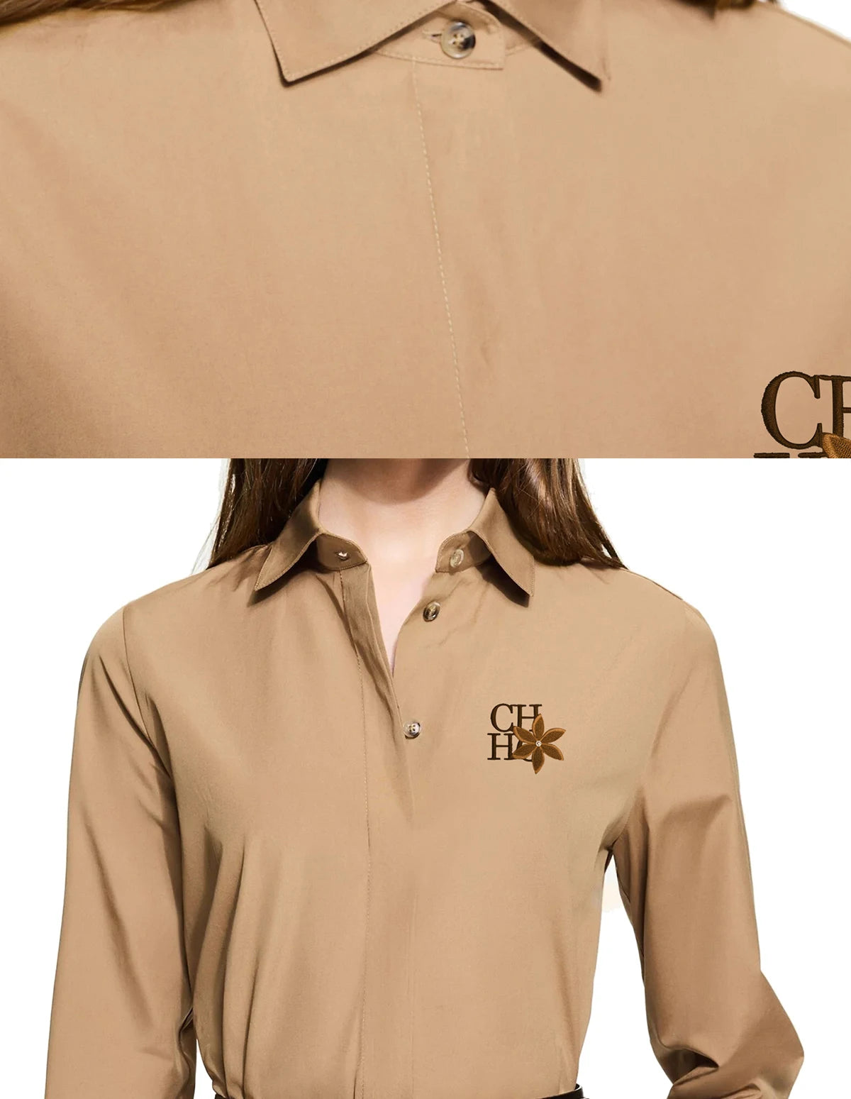 New Women Skirts Sets Long Sleeved Shirts Embroidery Desig