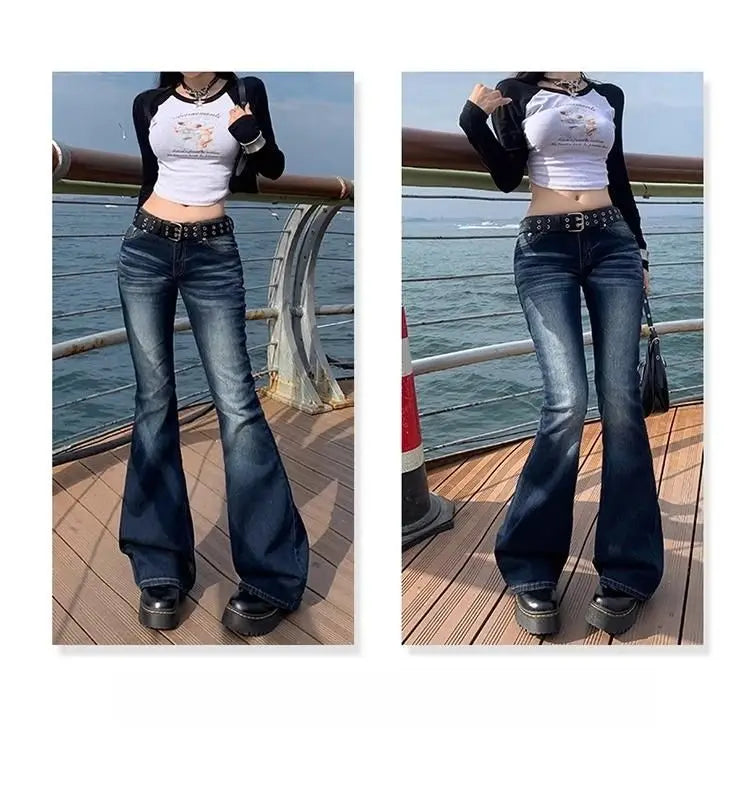Slim Fit High Waist Casual Womens Jeans