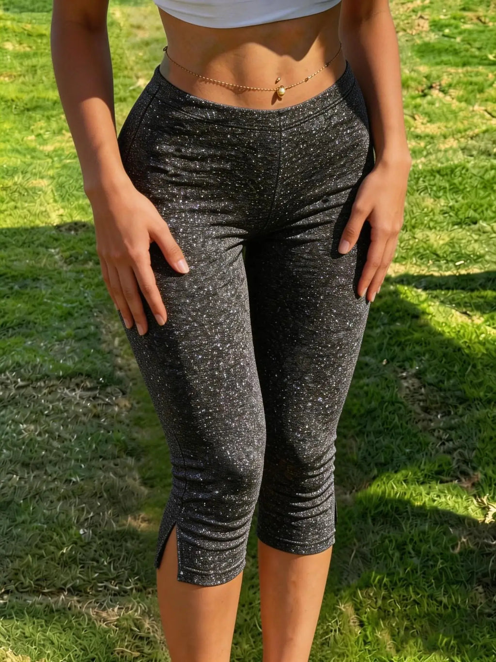 Slim Fit Capri Pants