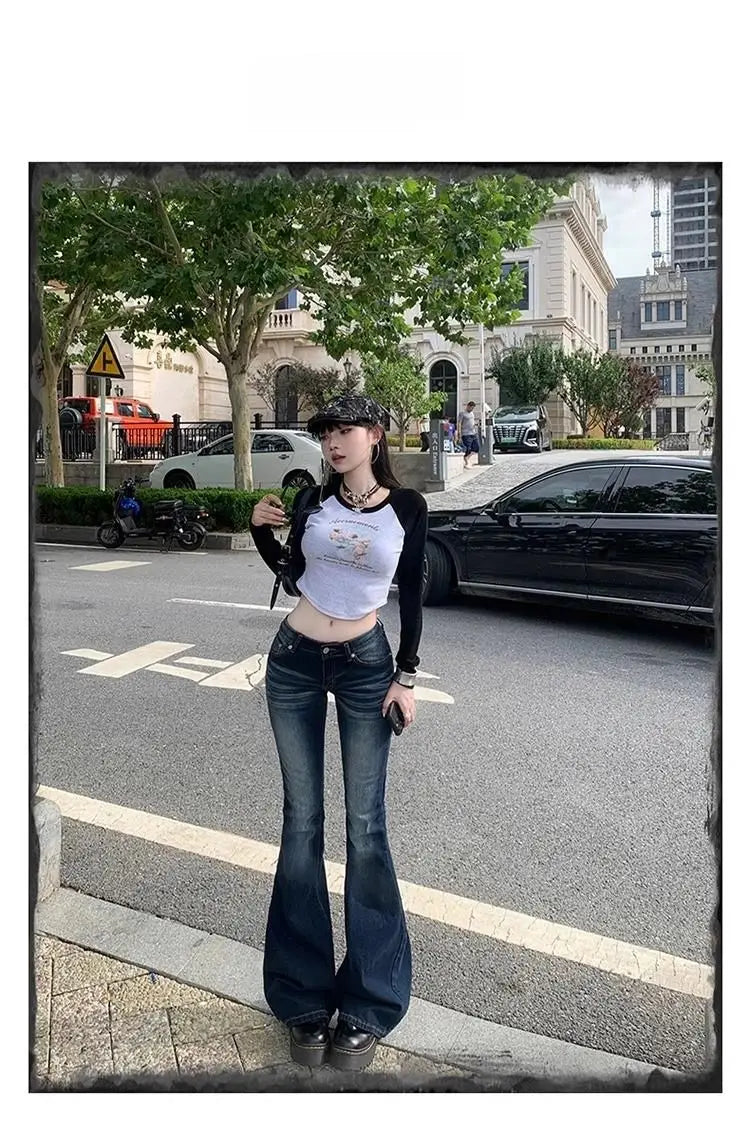 Slim Fit High Waist Casual Womens Jeans