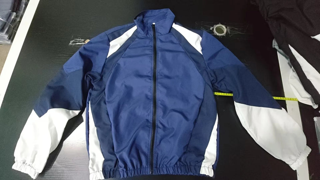Men's color-blocked jacket, lightweight, casual, travel