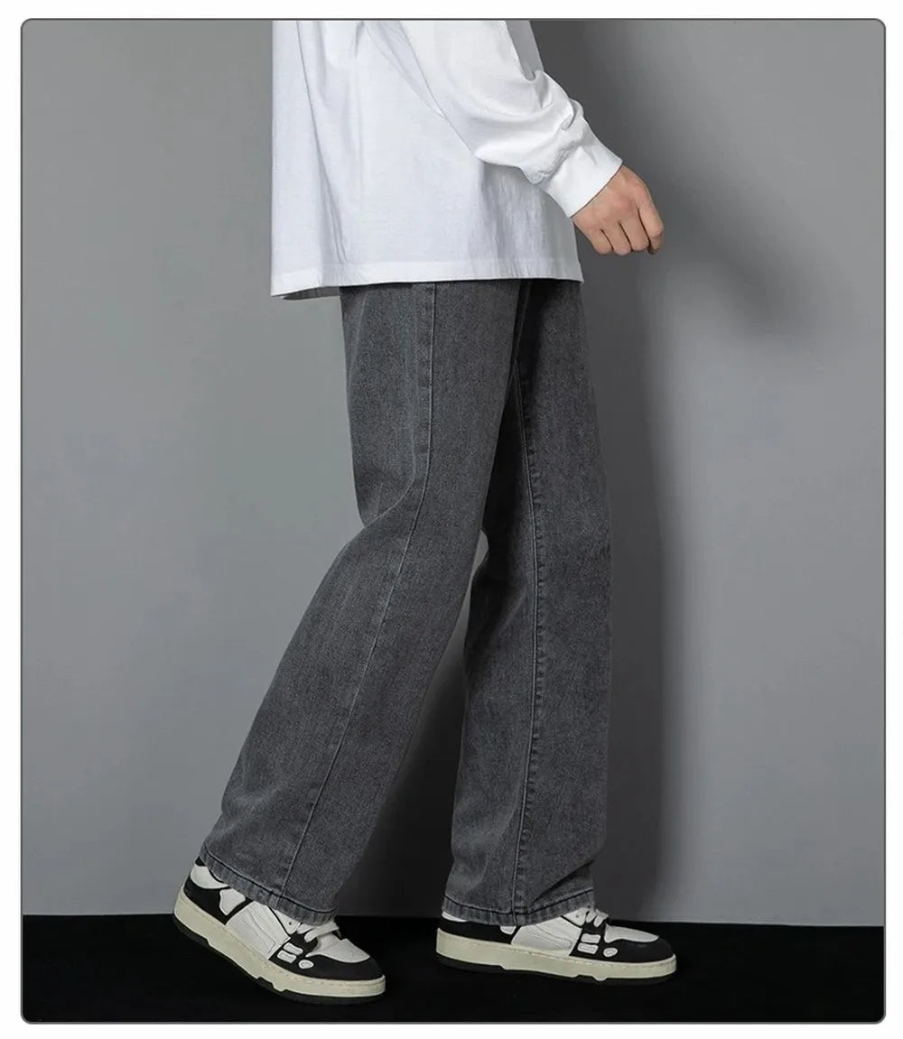 Men's Casual Long Jeans Classic