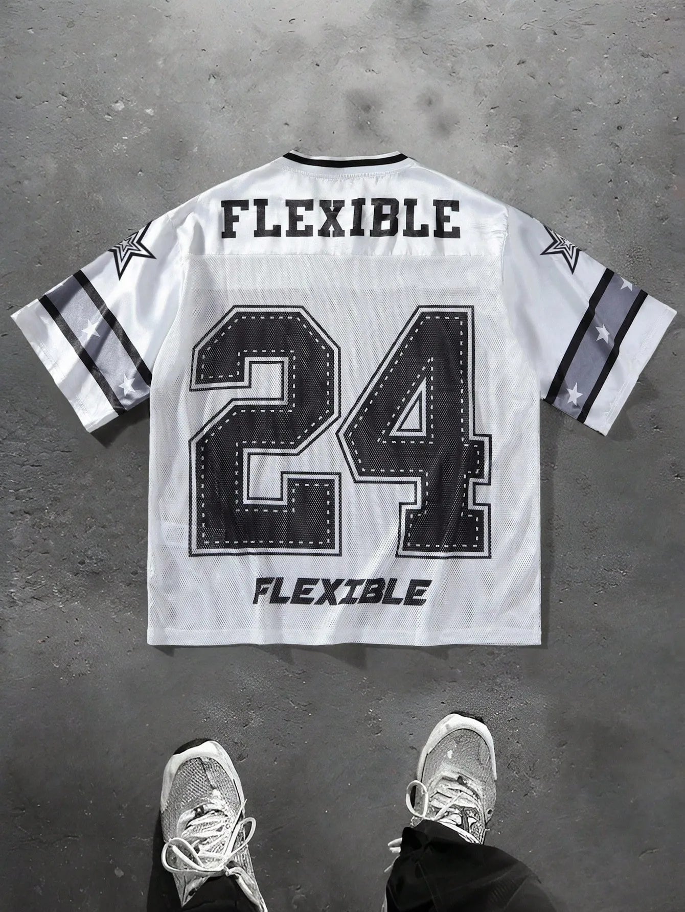 2026 Summer New Men's V-Neck T-Shirt with 3D Digital Pattern Printing