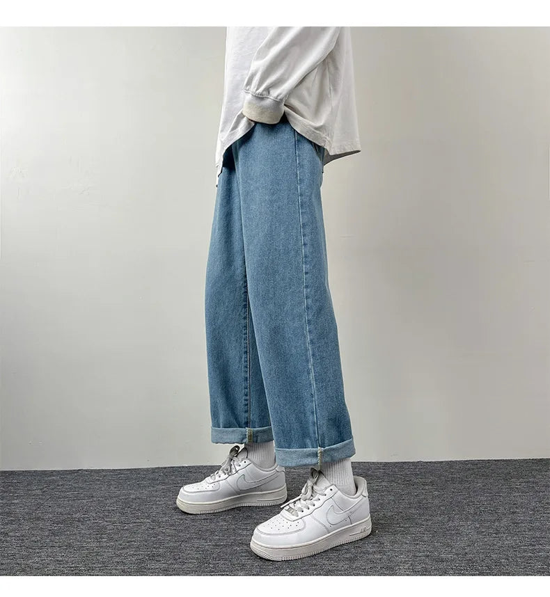 New Men's Straight & Wide Denim Jeans