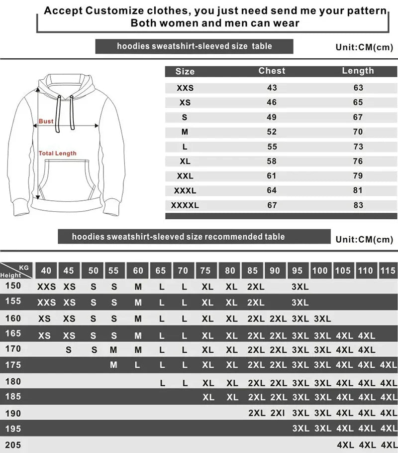 Combination of Love and Butterfly Pattern Long Sleeve Hoodies Women's