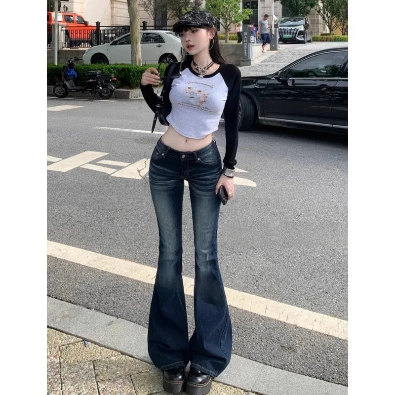 Slim Fit High Waist Casual Womens Jeans