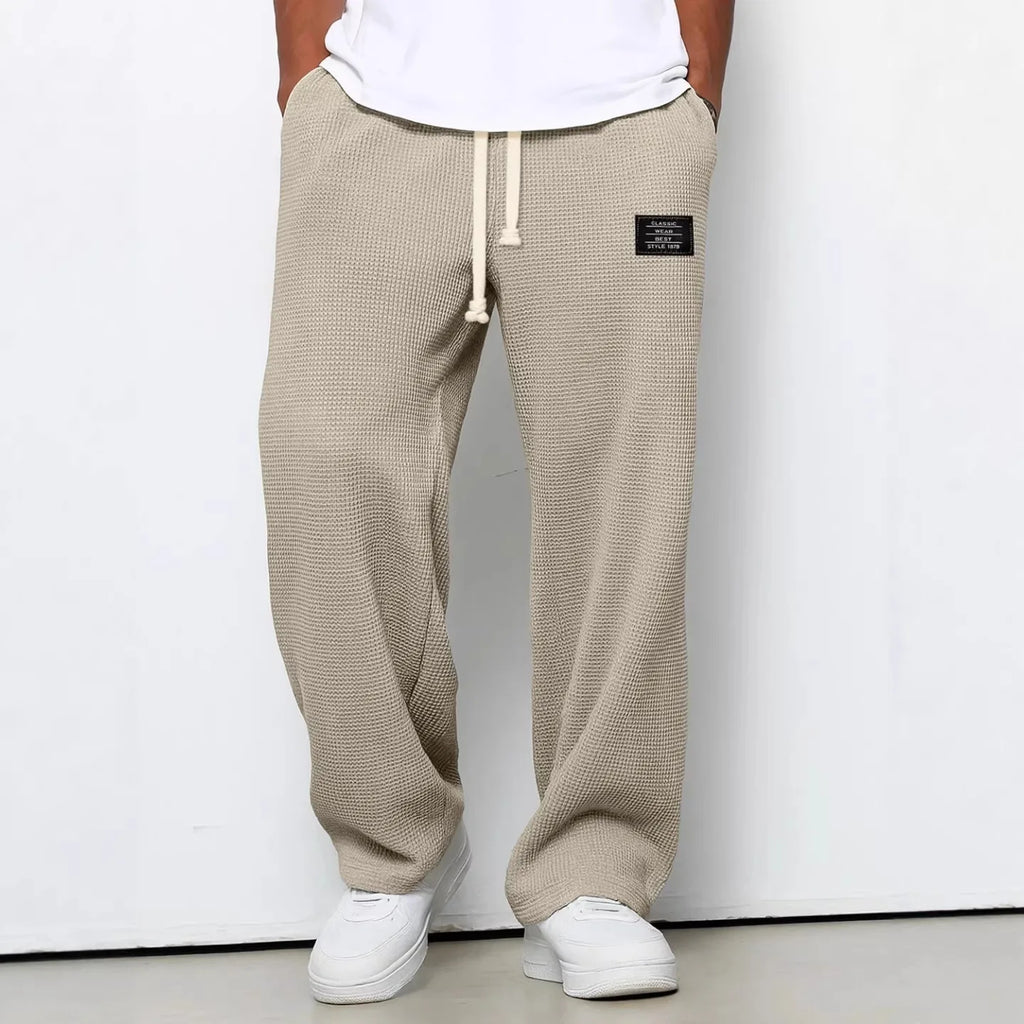 Straight-leg sweatpants