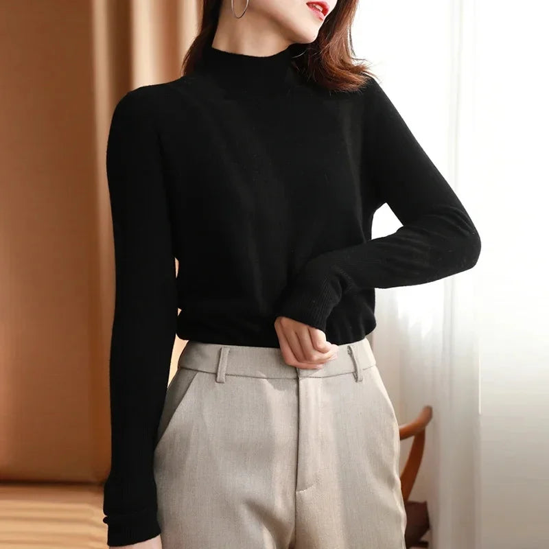 Autumn Winter chic Bottom Sweaters