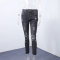 Women Ripped Jeans Tight Fitting