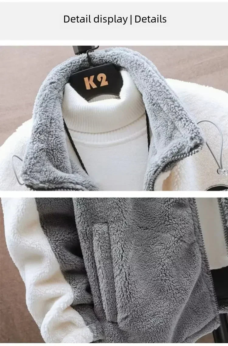 Winter Jackets New Men's Sherpa Lined Jacket