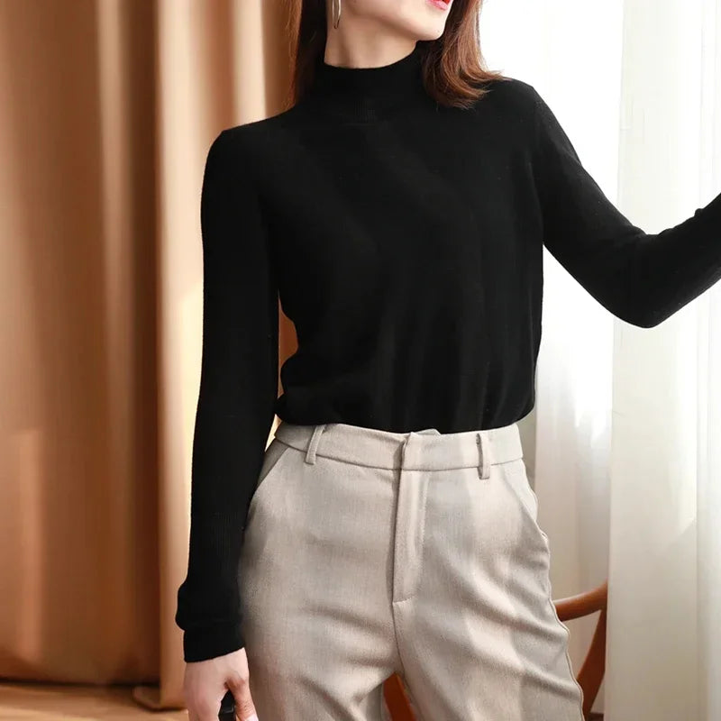 Autumn Winter chic Bottom Sweaters