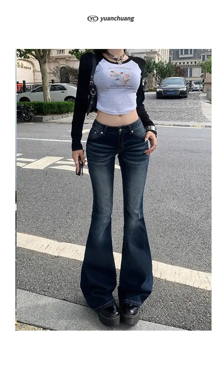Slim Fit High Waist Casual Womens Jeans