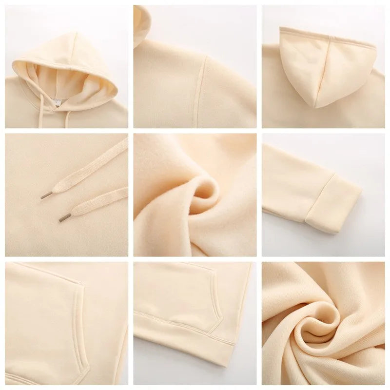 Men and Women Pullover Spring Autumn Casual Hoodie