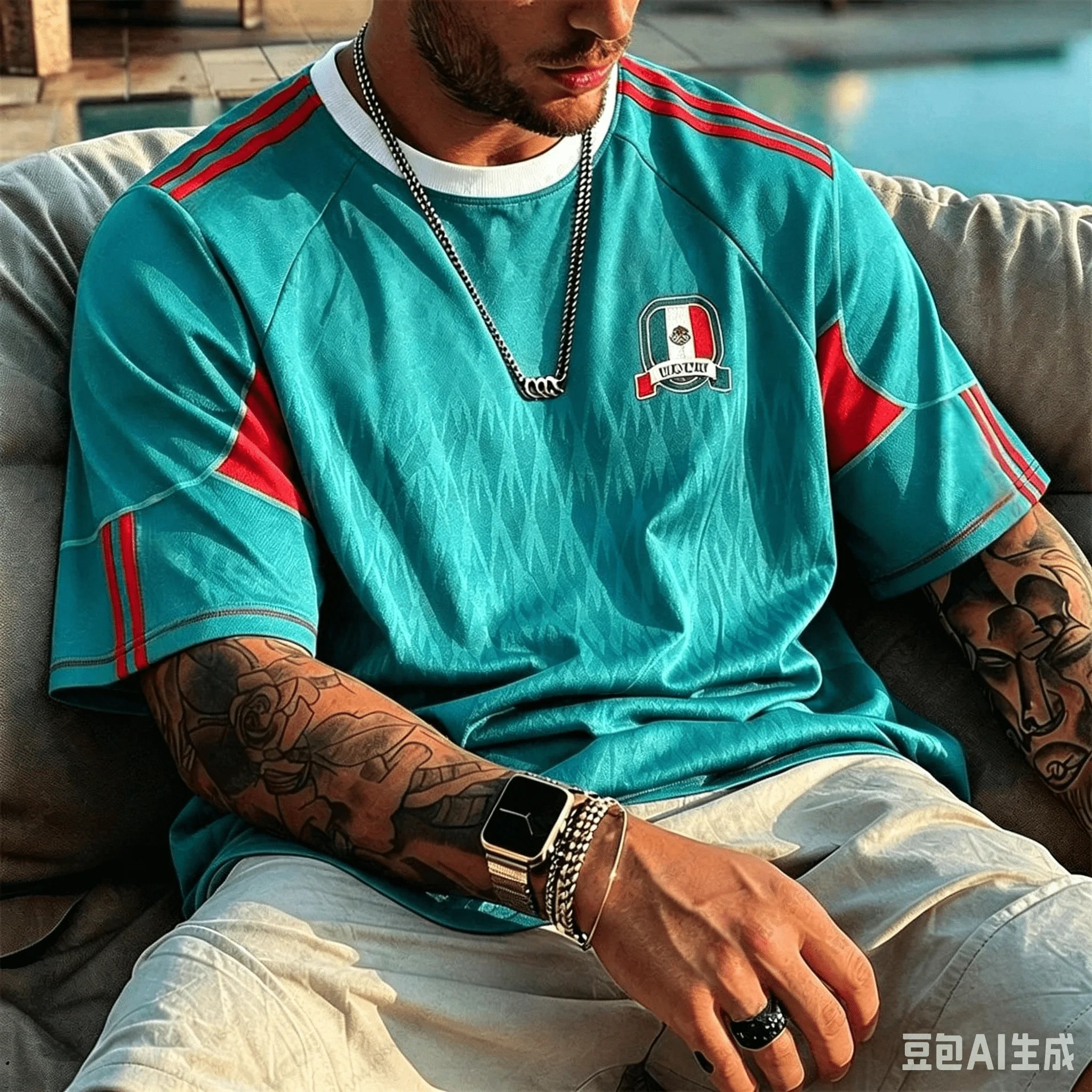 Brazil No.10 Retro Football Suit Men's and Women's 3D Printed T-shirt