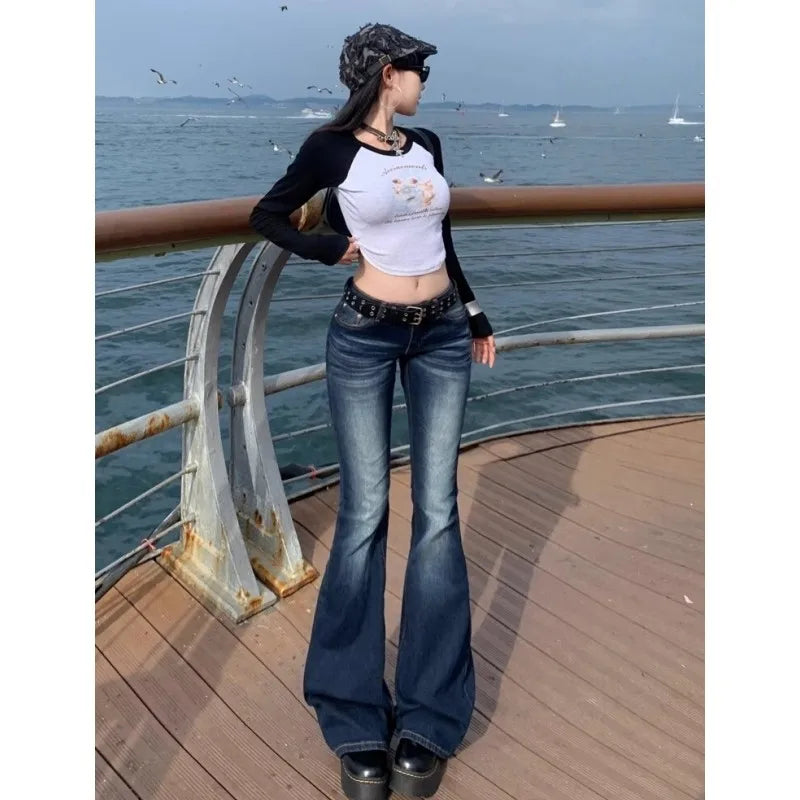 Slim Fit High Waist Casual Womens Jeans