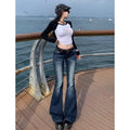 Slim Fit High Waist Casual Womens Jeans