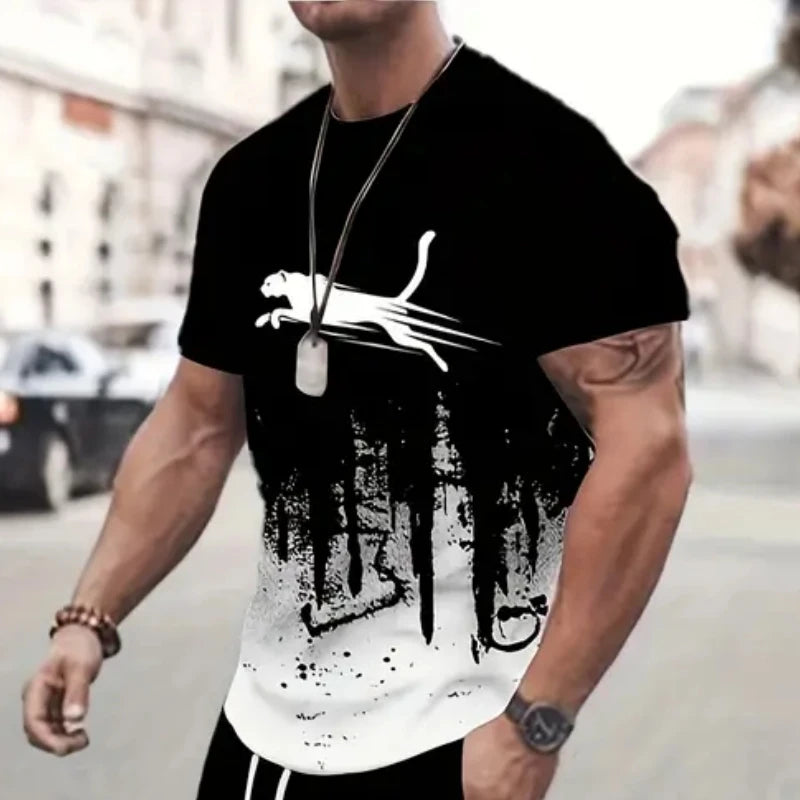 Animal T-Shirts For Men 3d Print Mens