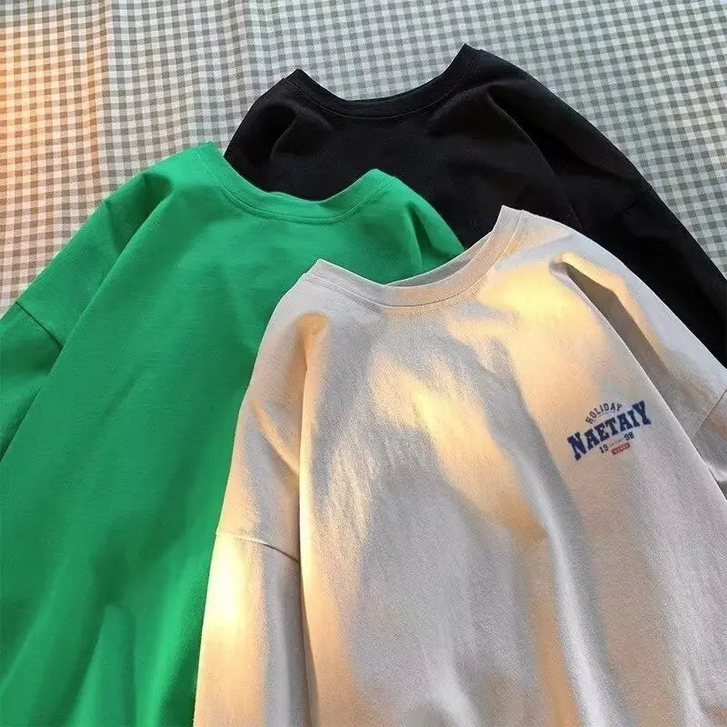 8XL Men Oversized Fashion Loose American Vintage