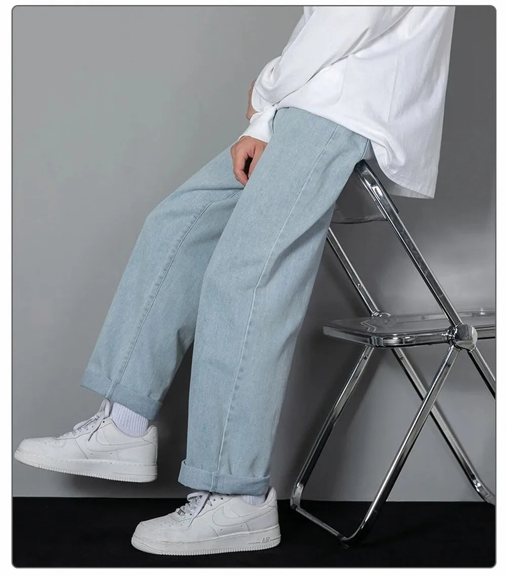 Men's Casual Long Jeans Classic