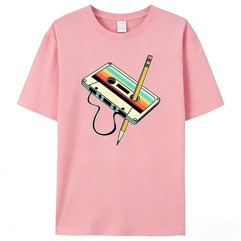 Men Short Sleeve Vintage T-Shirt Clothing Vintage Outdoor Fitness