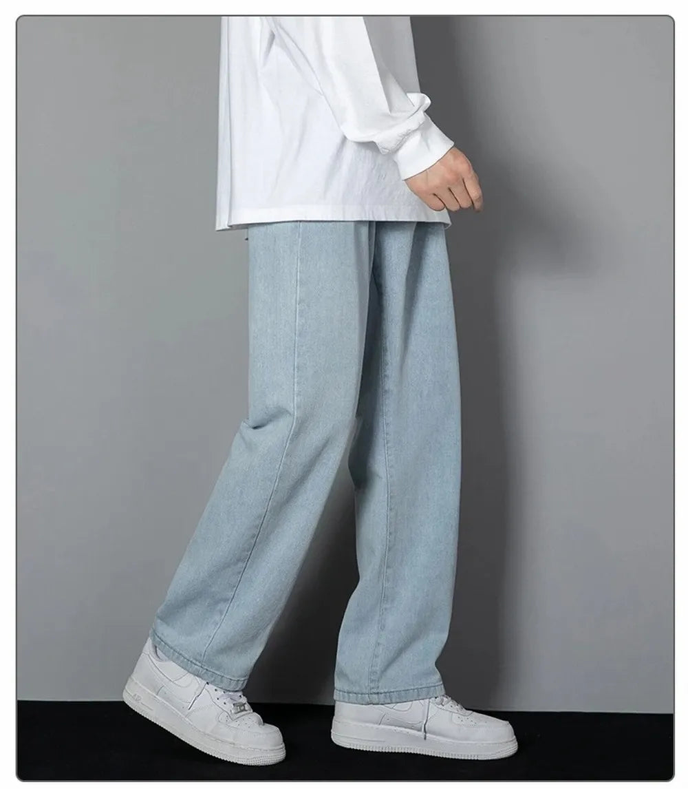 Men's Casual Long Jeans Classic