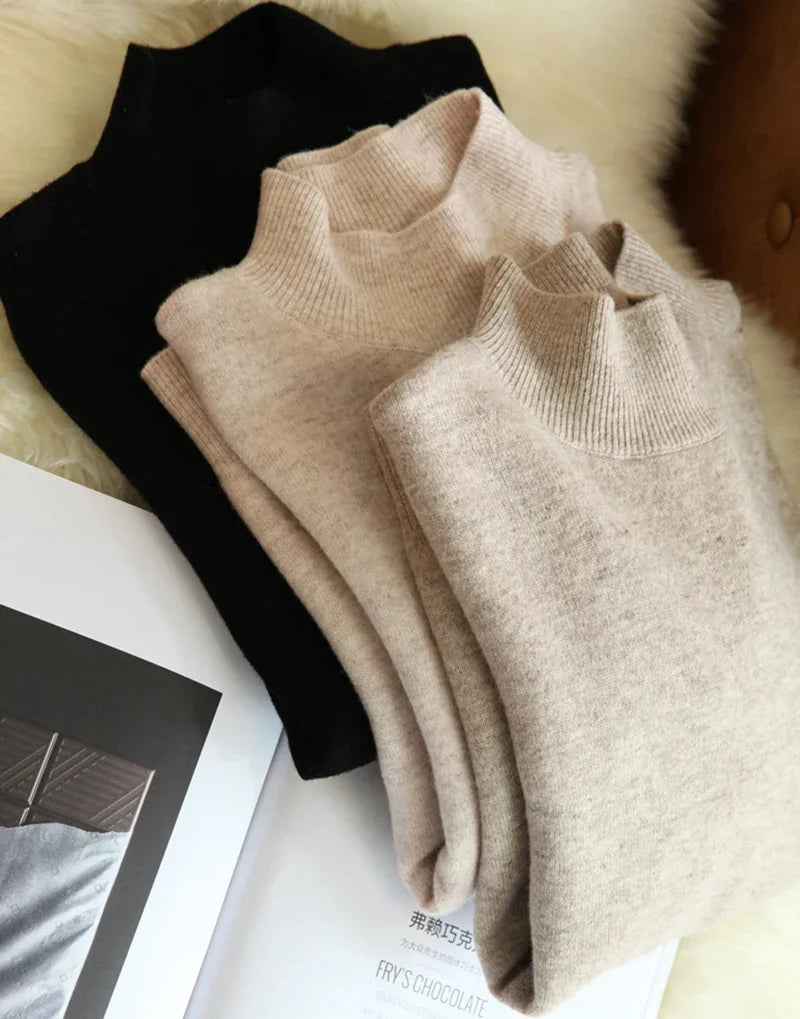 Autumn Winter chic Bottom Sweaters