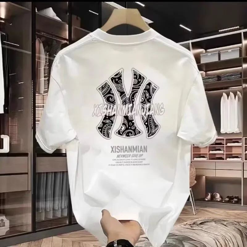 New Printed Men's Short Sleeve T-Shirt