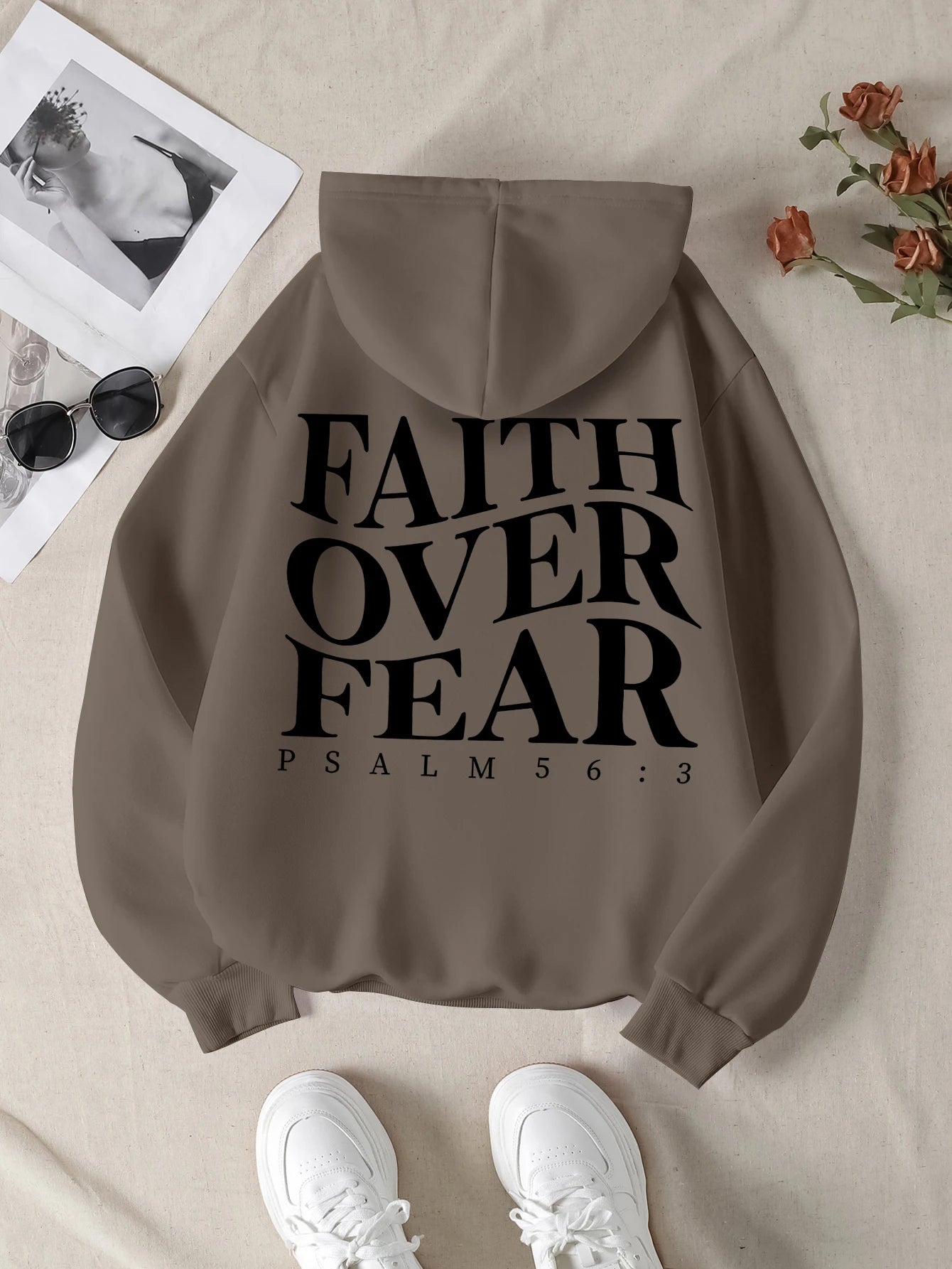 Faith over fear Christian Hoodie