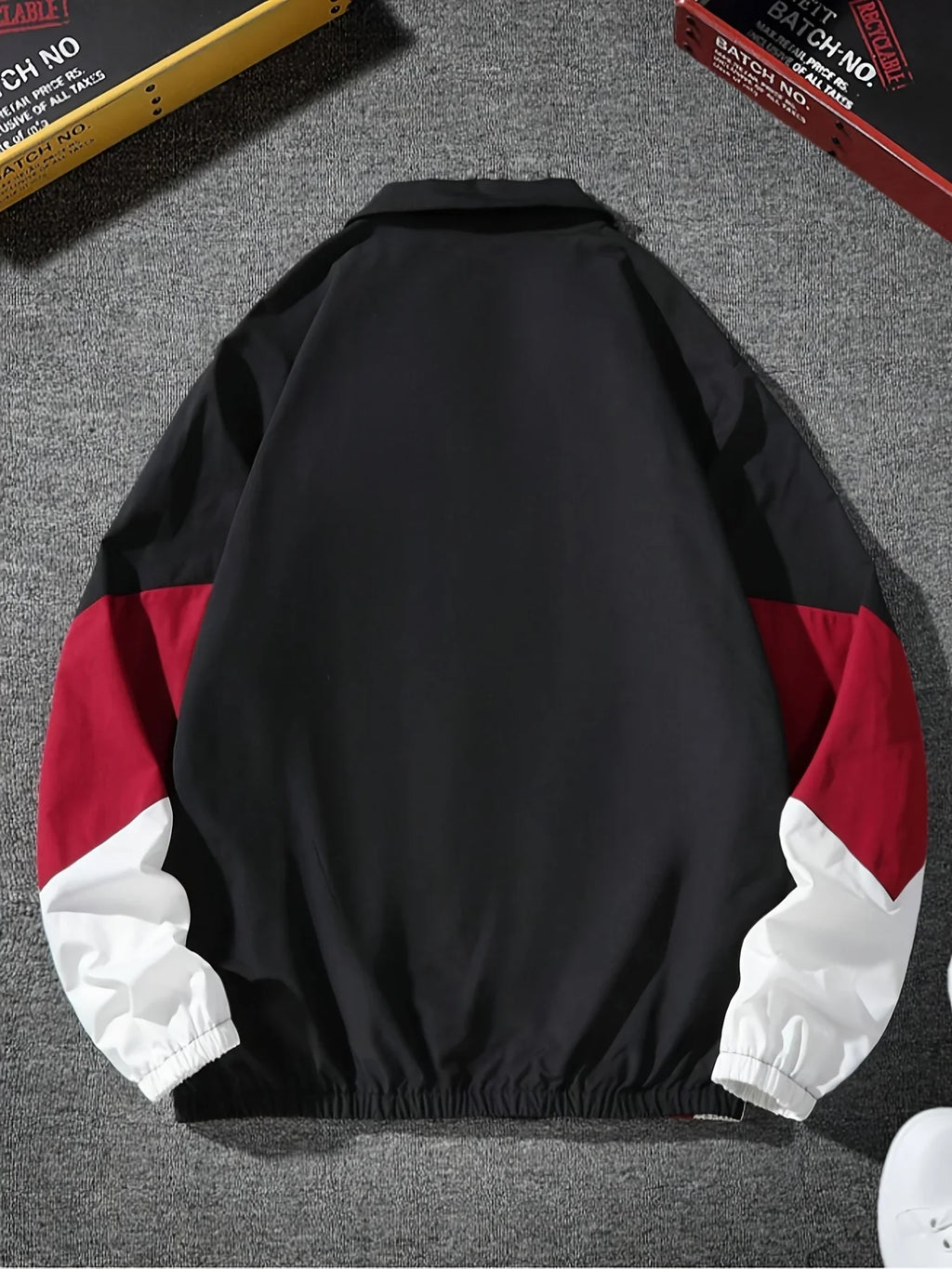 Men's color-blocked jacket, lightweight, casual, travel