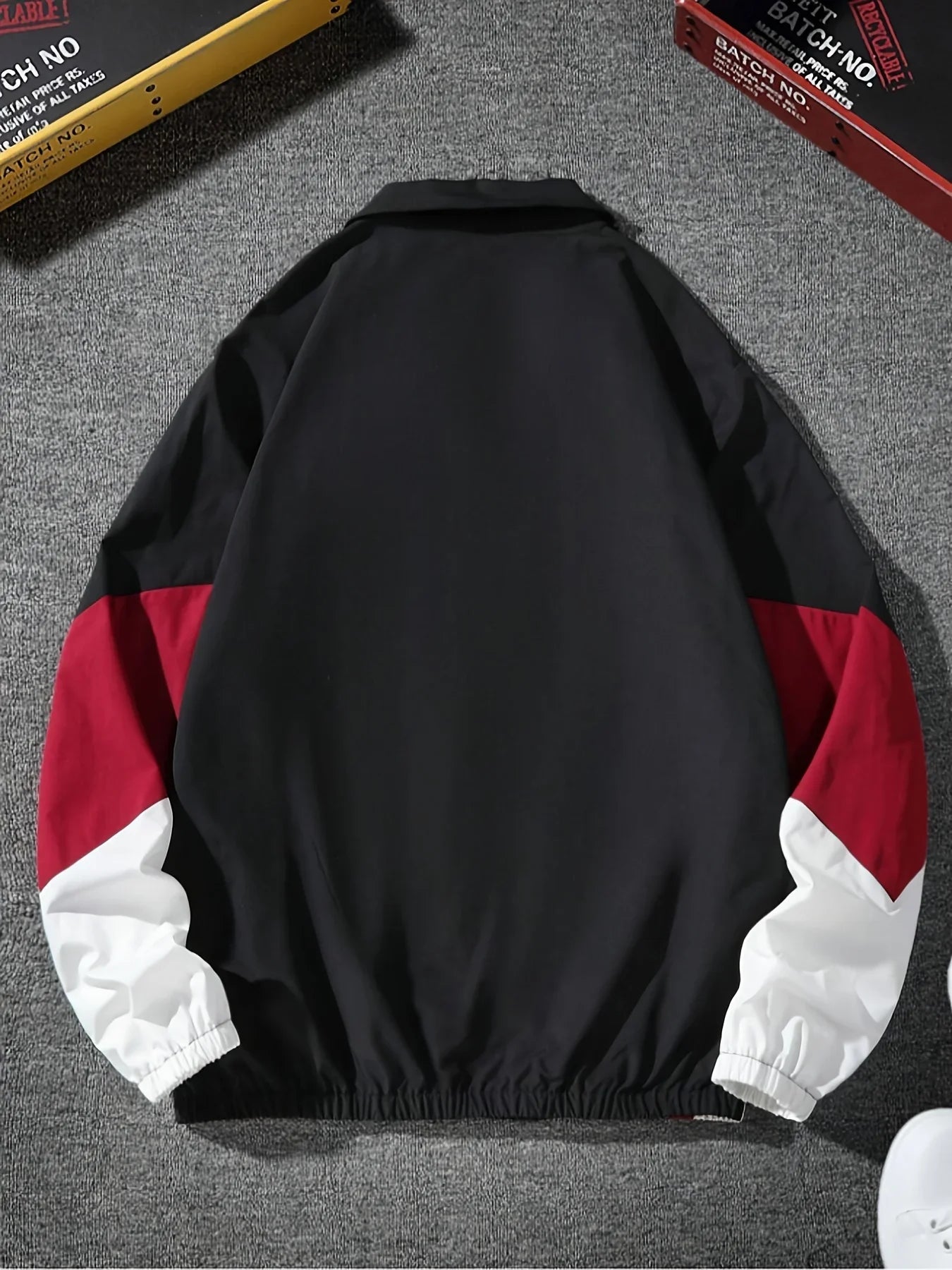 Men's color-blocked jacket, lightweight, casual, travel
