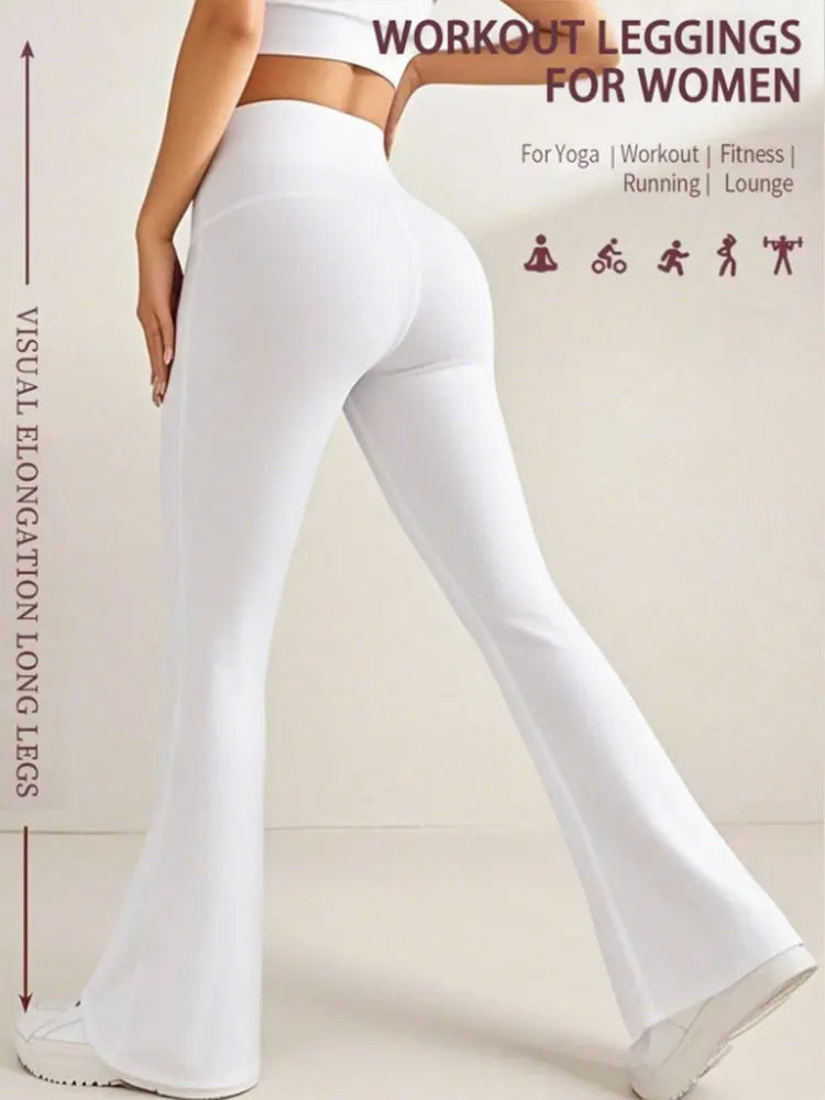 Flare Pants High Waist  Wide Leg Bootcut Leggings