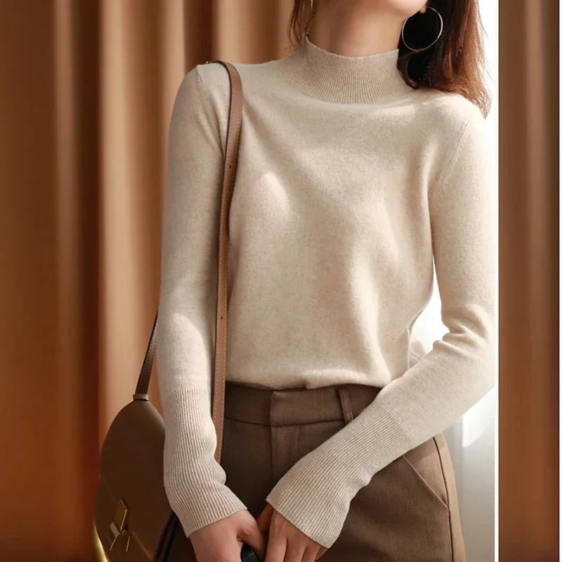 Autumn Winter chic Bottom Sweaters