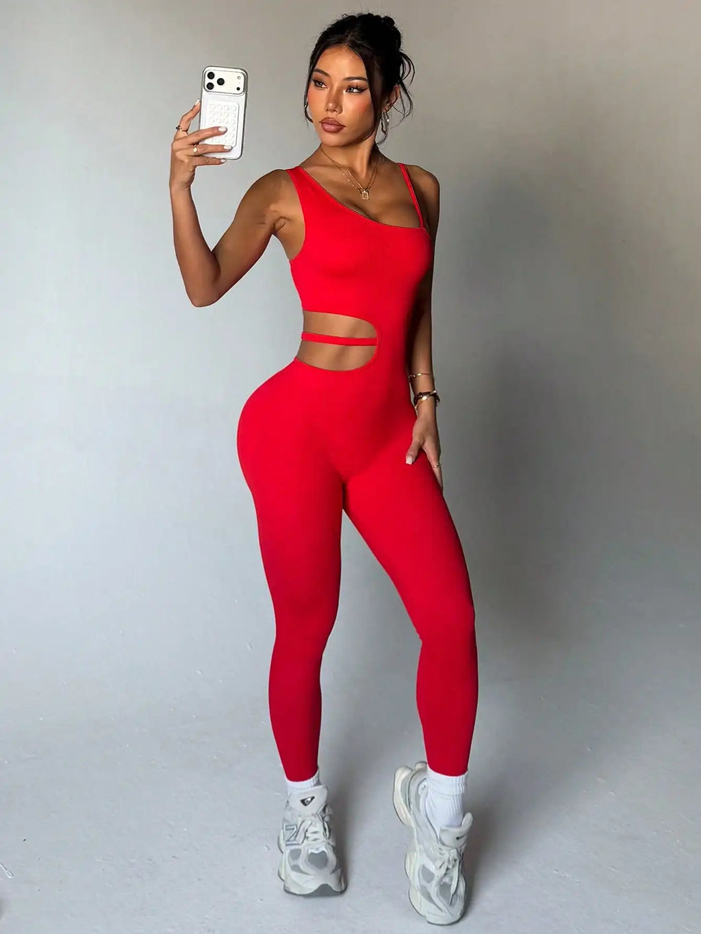 Beautiful back design, sexy one-piece yoga leggings